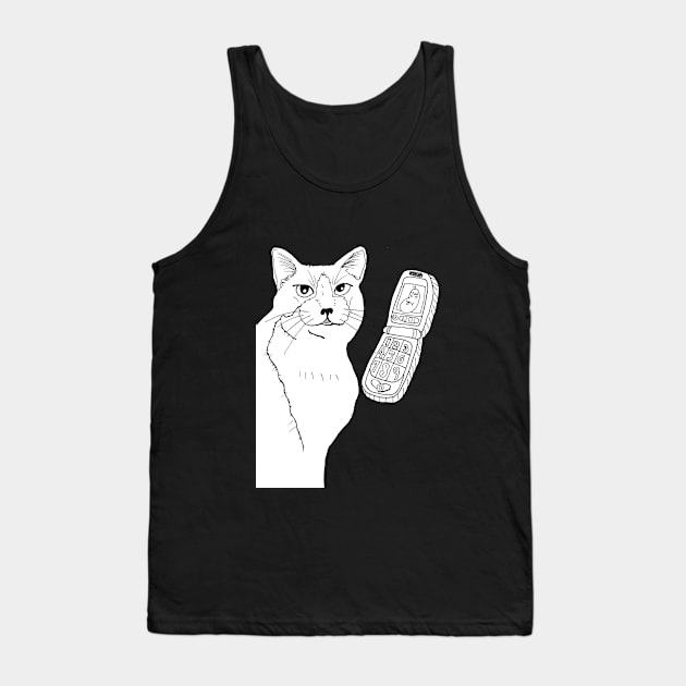 Cat Call Tank Top by daynamayday